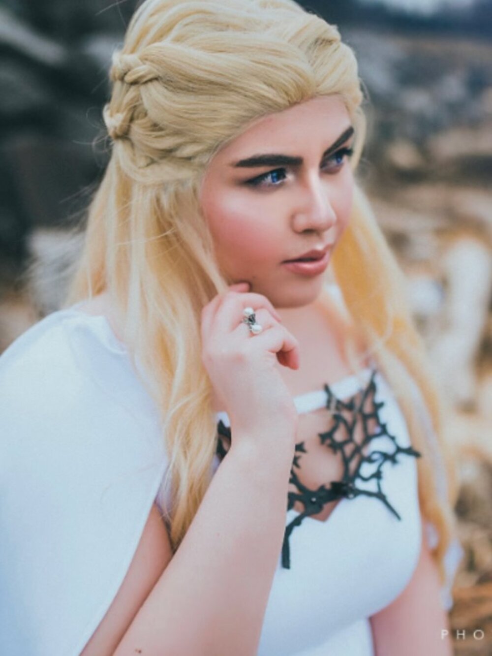 Daenerys Targaryen Custom Lacefront Cosplay Wig